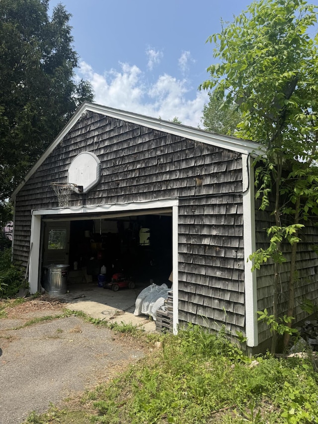 20 Coldbrook Rd, Hampden, ME 04444 - view of detached garage