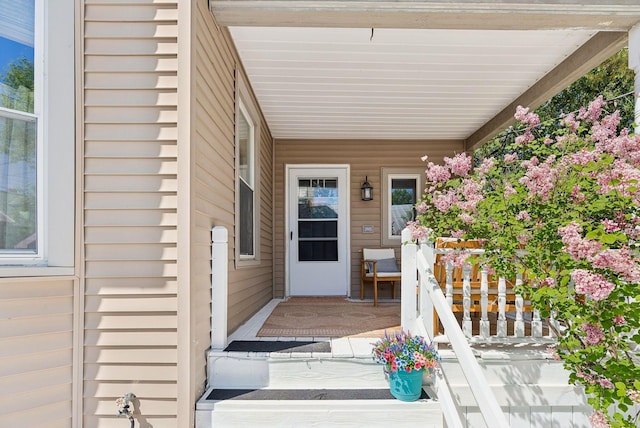 13 Bartlett St, Waterville, ME 04901 - view of exterior entry with covered porch