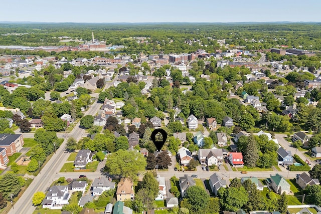 13 Bartlett St, Waterville, ME 04901 - aerial overview of property's location featuring nearby suburban area