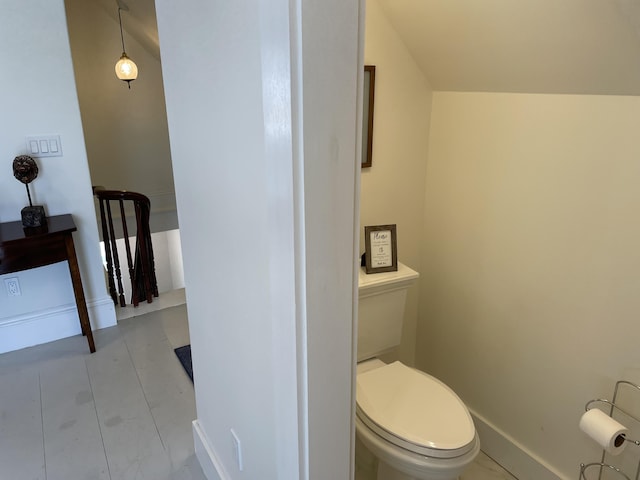 138 Limerock St Unit A, Rockland, ME 04841 - bathroom with toilet and baseboards