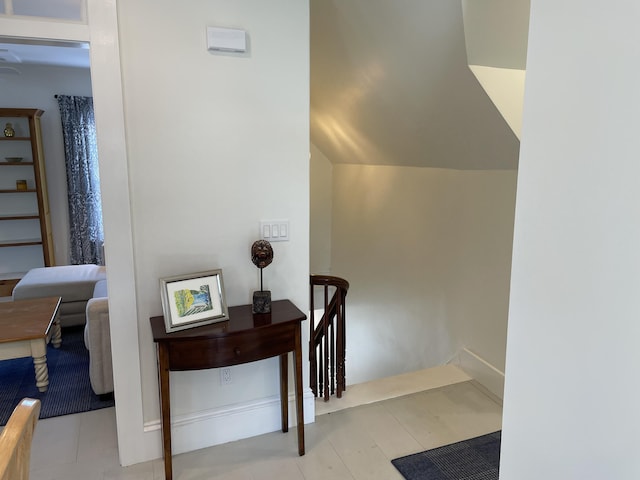 138 Limerock St Unit A, Rockland, ME 04841 - stairway with tile patterned floors