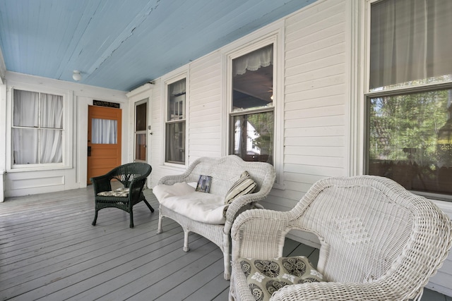 11 Center St, Richmond, ME 04357 - view of deck