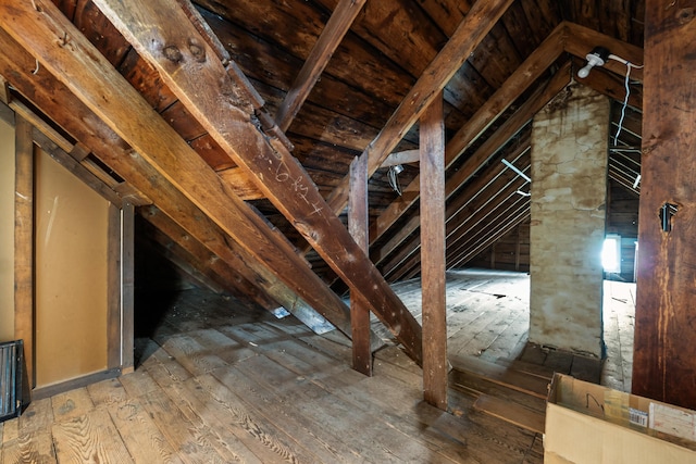 11 Center St, Richmond, ME 04357 - view of unfinished attic