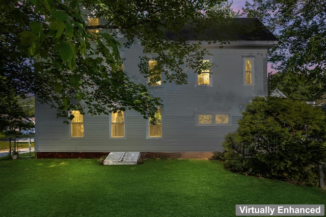 11 Center St, Richmond, ME 04357 - view of side of property featuring a lawn