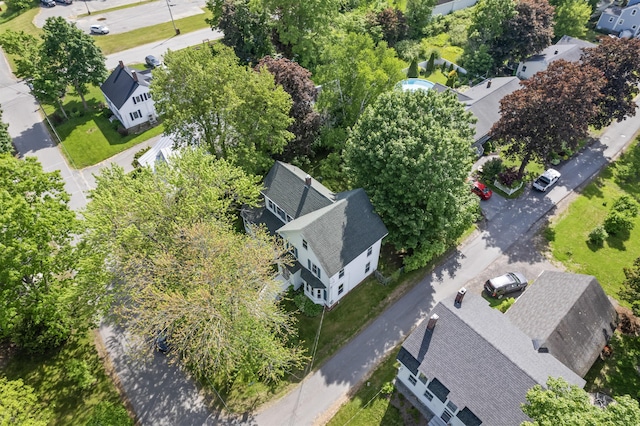 11 Center St, Richmond, ME 04357 - aerial perspective of suburban area