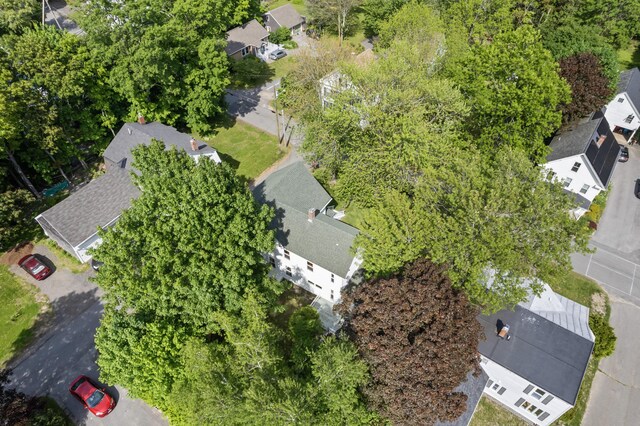 11 Center St, Richmond, ME 04357 - aerial perspective of suburban area
