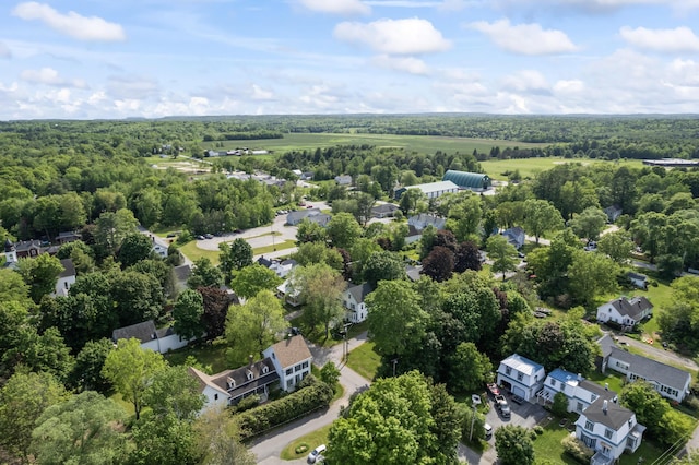 11 Center St, Richmond, ME 04357 - aerial perspective of suburban area with a forest