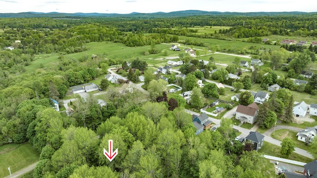 14 Carter Ln, Brewer, ME 04412 - aerial overview of property's location featuring a heavily wooded area