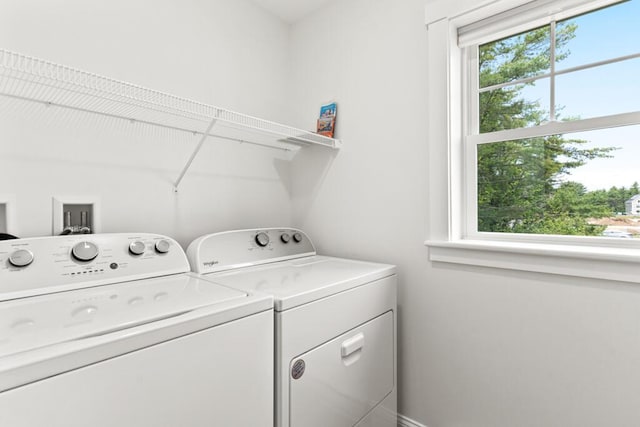 21 Arnies Alley -, Westbrook, ME 04092 - washroom with separate washer and dryer and baseboards