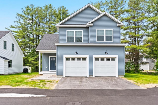 21 Arnies Alley -, Westbrook, ME 04092 - view of front of property featuring driveway, a garage, a front yard, and board and batten siding