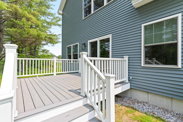 21 Arnies Alley -, Westbrook, ME 04092 - view of wooden deck