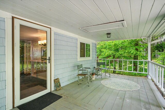 33-34 Gerber Ln, Monmouth, ME 04259 - view of deck