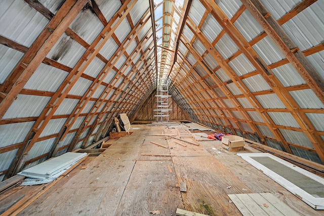 33-34 Gerber Ln, Monmouth, ME 04259 - view of unfinished attic