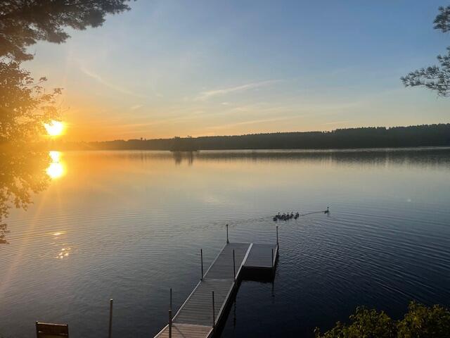 33-34 Gerber Ln, Monmouth, ME 04259 - dock area with a water view