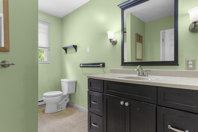 7 Dumas St, Lisbon, ME 04252 - bathroom featuring vanity and a baseboard radiator