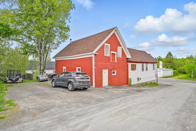 23 Main St, Athens, ME 04912 - view of property exterior featuring roof with shingles