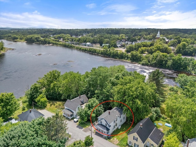 133 Front St, Old Town, ME 04468 - aerial view of a nearby body of water