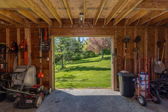 321 Beech Hill Rd, Northport, ME 04849 - miscellaneous room with carpet floors