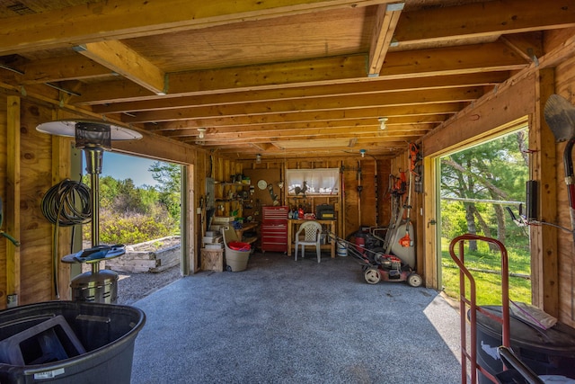 321 Beech Hill Rd, Northport, ME 04849 - miscellaneous room with carpet flooring