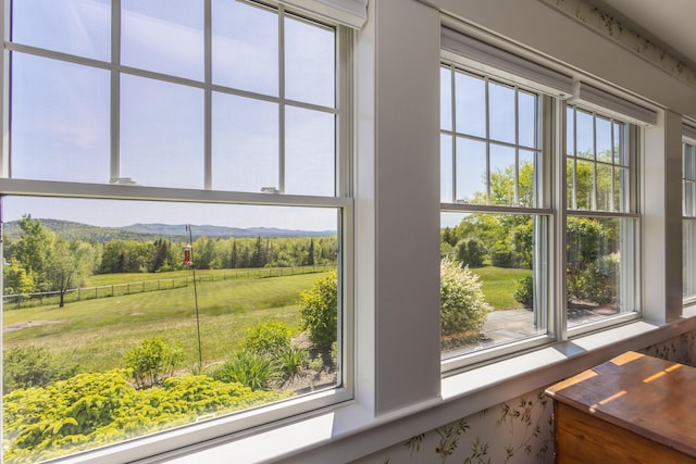 321 Beech Hill Rd, Northport, ME 04849 - detailed view of a mountain backdrop and a view of countryside