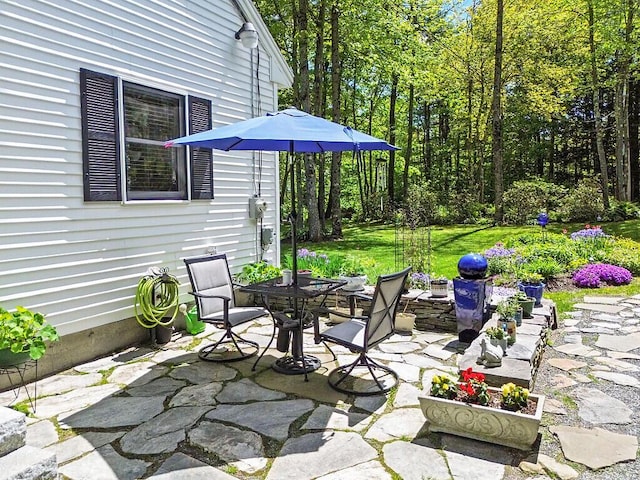 11 Lewis Rd, Sidney, ME 04330 - view of patio with outdoor dining space