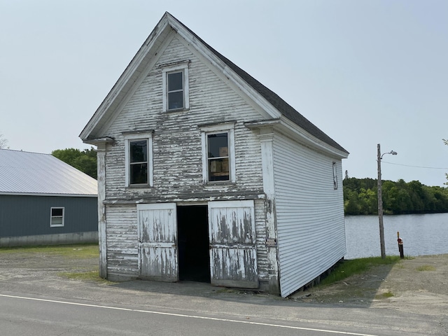 13 Main St, Cambridge, ME 04923 - back of property with a water view