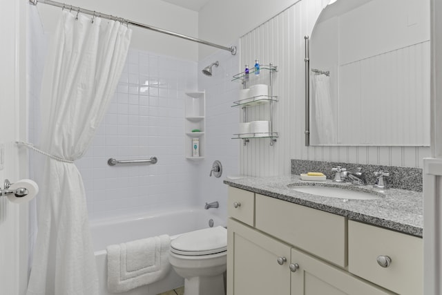 60 Barrell Ln Unit 1, York, ME 03909 - bathroom featuring vanity and shower / bath combination with curtain