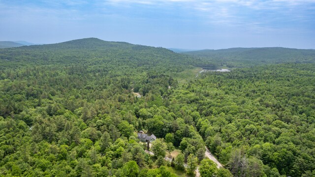 310 Fields Hill Rd, Sumner, ME 04292 - bird's eye view of a forest and mountains