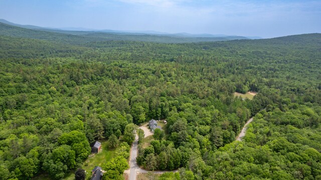 310 Fields Hill Rd, Sumner, ME 04292 - aerial overview of property's location featuring a forest and mountains