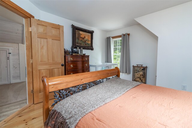 310 Fields Hill Rd, Sumner, ME 04292 - bedroom with wood finished floors