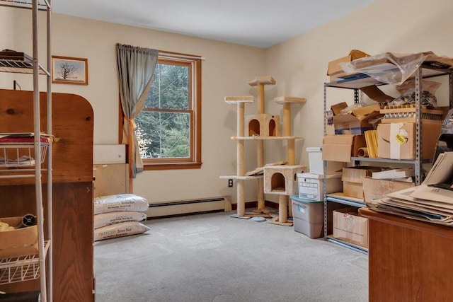 32 Milky Way Ln, Durham, ME 04222 - carpeted office space with baseboard heating