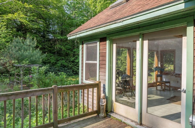 32 Milky Way Ln, Durham, ME 04222 - view of wooden deck