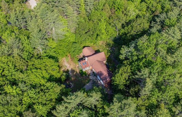 32 Milky Way Ln, Durham, ME 04222 - aerial view of property and surrounding area featuring a forest