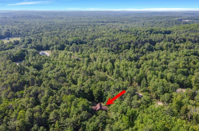 32 Milky Way Ln, Durham, ME 04222 - aerial view of property's location featuring a heavily wooded area