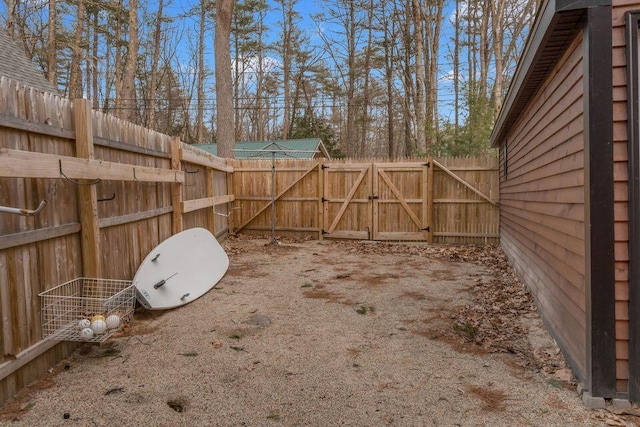 41 Sunny Ln, Sanford, ME 04073 - fenced backyard featuring a gate