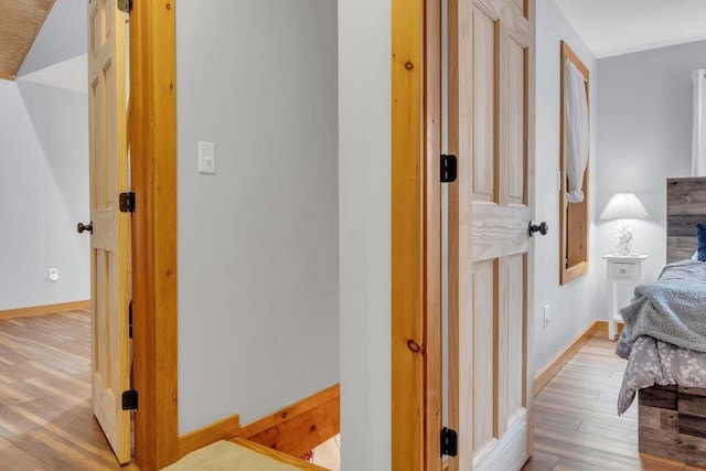 41 Sunny Ln, Sanford, ME 04073 - hallway with light wood-style flooring and baseboards