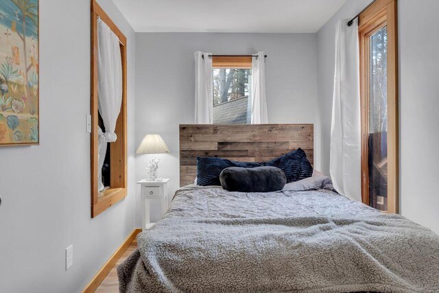 41 Sunny Ln, Sanford, ME 04073 - bedroom featuring wood finished floors and baseboards
