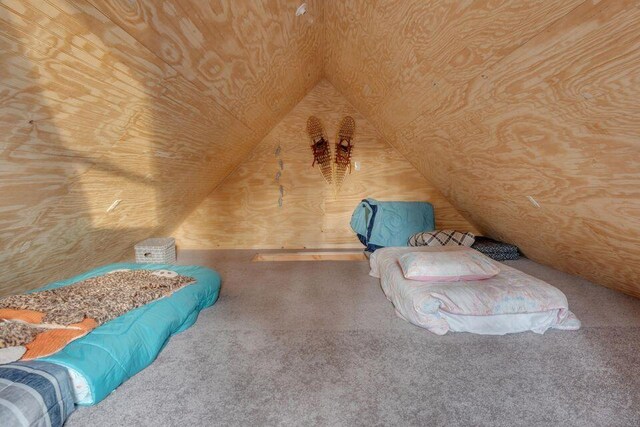 41 Sunny Ln, Sanford, ME 04073 - unfurnished bedroom with vaulted ceiling