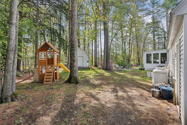 47 Old Post Ln, Sanford, ME 04073 - view of yard featuring a playground