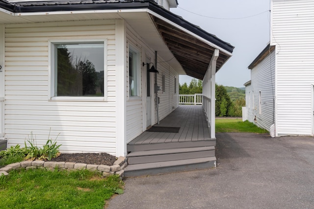982 Main St, Grand Isle, ME 04746 - view of exterior entry with a patio