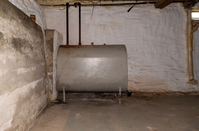 982 Main St, Grand Isle, ME 04746 - unfinished basement with heating fuel