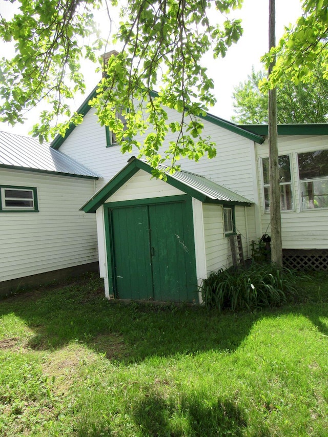 25 Moores Mill Rd, Canaan, ME 04924 - view of shed with a sunroom
