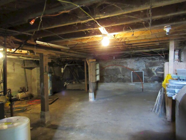 25 Moores Mill Rd, Canaan, ME 04924 - view of unfinished basement