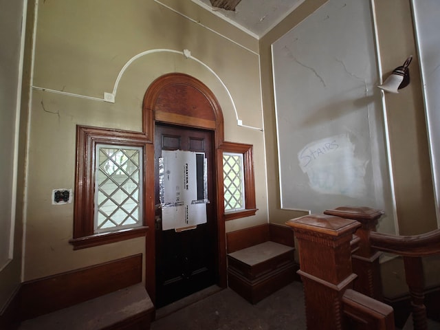9 St Albans Rd, Corinna, ME 04928 - foyer entrance featuring water heater