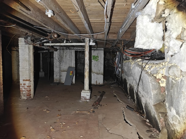 9 St Albans Rd, Corinna, ME 04928 - view of unfinished below grade area