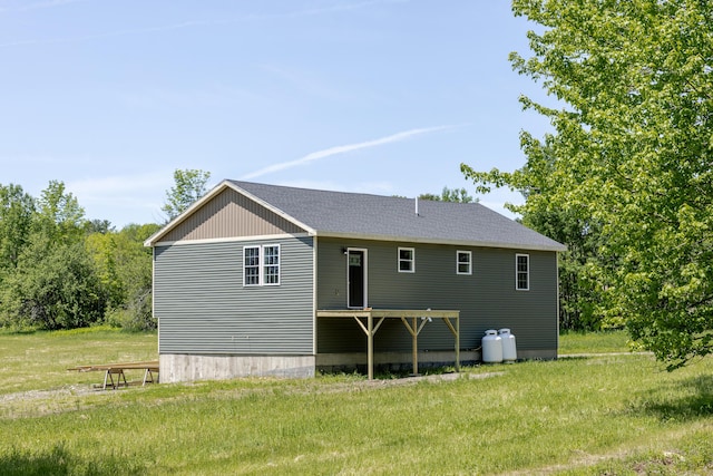 44 Bailey Rd, Cambridge, ME 04923 - back of property with a yard