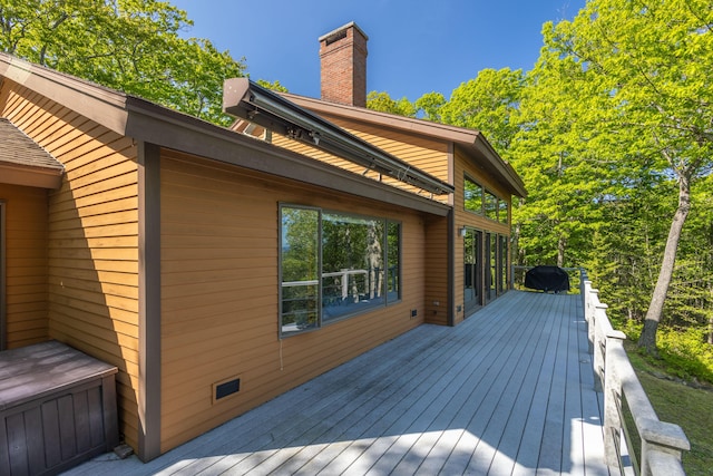 5 Spring Mountain Dr, Rockport, ME 04856 - view of wooden deck