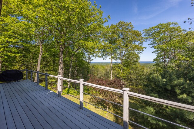 5 Spring Mountain Dr, Rockport, ME 04856 - view of wooden deck