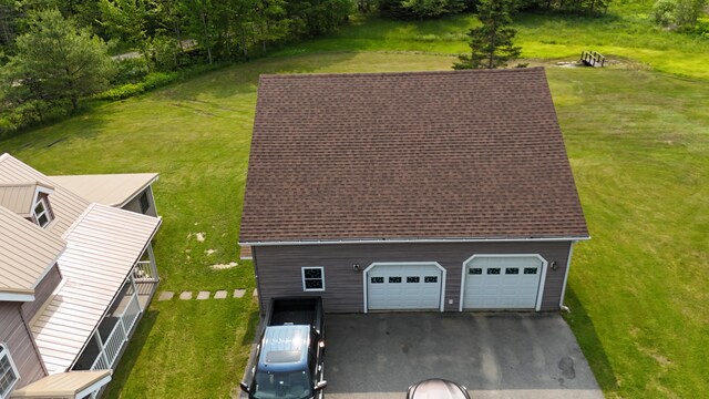 55 Pember Rd, Levant, ME 04456 - view from above of property