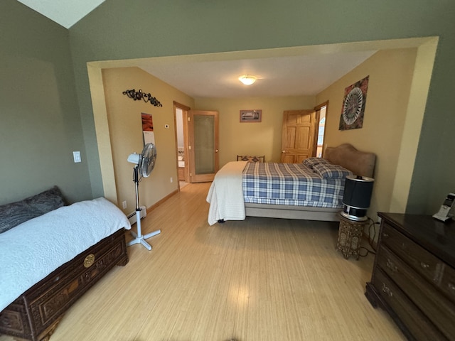 55 Pember Rd, Levant, ME 04456 - bedroom featuring light wood finished floors, baseboards, and baseboard heating
